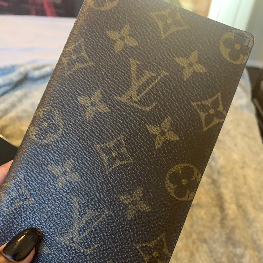 Authentic LV wallet and lock/key set.